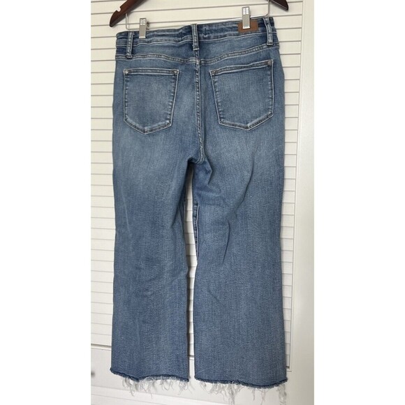 Judy Blue Jeans Womens 29 Wide Leg High Rise Medium Wash Stretch - Picture 3 of 8